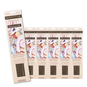 lR|X MOODSTAR INCENSE STICK Cinnamon Silk 6PCS / [hX^[ CZX XeBbN ViVN 6Zbg(120{) / Room Fragrance 