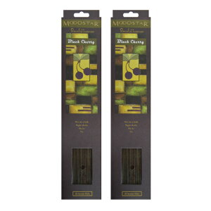lR|XΉ MOODSTAR INCENSE STICK BLACK CHERRY 2PCS / [hX^[ CZX XeBbN ubN`F[ 2Zbg / Room Fragrance 