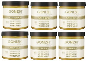 GONESH GEL WHITE MUSK 6PCS / K[lbV Q zCgXN 6Zbg / AIR FRESHENER F