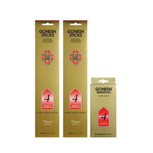 lR|XΉ GONESH INCENSE STICK NO.4 2PCS + MINI STICK / K[lbV CZX XeBbN NO.4i20{)2 + ~jXeBbNt / Room Fragrance 