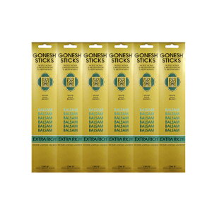 ���l�R�|�X���������� GONESH INCENSE STICK BALSAM 6PCS / �K�[�l�b�V�� �C���Z���X �X�e�B�b�N �o���T�� 6�Z�b�g(120�{�j/ Room Fragrance ����