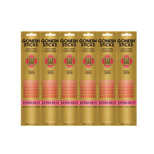���l�R�|�X���������� GONESH INCENSE STICK RASPBERRY 6PCS / �K�[�l�b�V�� �C���Z���X �X�e�B�b�N ���Y�x���[ 6�Z�b�g(120�{�j/ Room Fragrance ����
