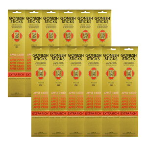 GONESH INCENSE STICK APPLE CIDER 12PCS / K[lbV CZX XeBbN AbvTC_[ 12Zbg(240{) / Room Fragrance 