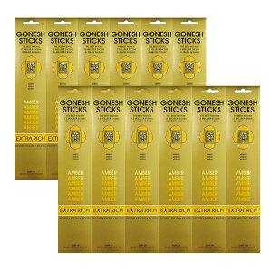 GONESH INCENSE STICK AMBER 12PCS / K[lbV CZX XeBbN Ao[ 12Zbg(240{) / Room Fragrance 