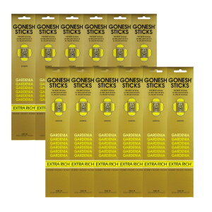 GONESH INCENSE STICK GARDENIA 12PCS / �K�[�l�b�V�� �C���Z���X �X�e�B�b�N �K�[�f�j�A 12�Z�b�g(240�{) / Room Fragrance ����