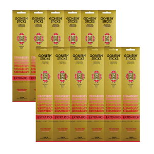 GONESH INCENSE STICK STRAWBERRY 12PCS / K[lbV CZX XeBbN Xgx[ 12Zbg(240{) / Room Fragrance 