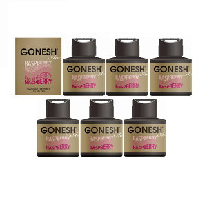 GONESH LIQUID RASPBERRY 6PCS / �K�[�l�b�V�� ���L�b�h ���Y�x���[ 6�Z�b�g / AIR FRESHENER �F����