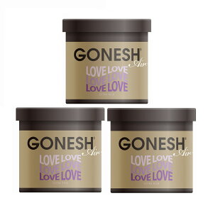 GONESH GEL LOVE 3PCS / �K�[�l�b�V�� �Q�� ���u 3�Z�b�g / AIR FRESHENER �F����