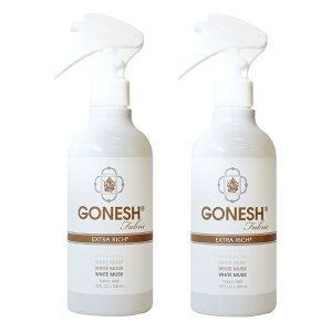 GONESH FABRIC MIST WHITE MUSK 2PCS / K[lbV t@ubN ~Xg zCgXN 2Zbg / AIR FRESHENER F
