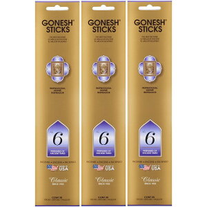 lR|X GONESH INCENSE STICK NO.6 3PCS / K[lbV CZX XeBbN NO.6 3Zbg / Room Fragrance 