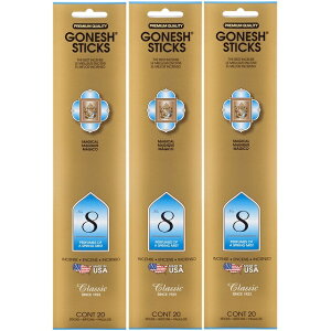 lR|X GONESH INCENSE STICK NO.8 3PCS / K[lbV CZX XeBbN NO.8 3Zbg / Room Fragrance 