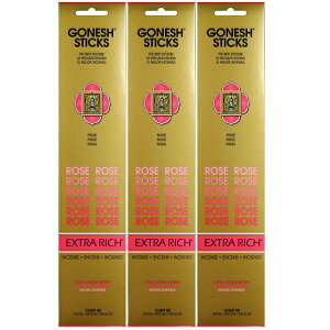 ���l�R�|�X���������� GONESH INCENSE STICK ROSE 3PCS / �K�[�l�b�V�� �C���Z���X �X�e�B�b�N ���[�Y 3�Z�b�g / Room Fragrance ����