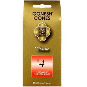 GONESH INCENSE CONE NO.4 / K[lbV CZX R[ NO.4 / Room Fragrance 