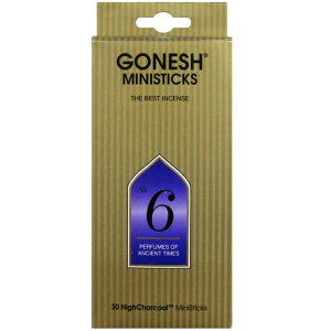 GONESH INCENSE MINI STICK NO.6 / K[lbV CZX ~jXeBbN NO.6 / Room Fragrance 