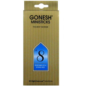 GONESH INCENSE MINI STICK NO.8 / �K�[�l�b�V�� �C���Z���X �~�j�X�e�B�b�N NO.8 / Room Fragrance ����