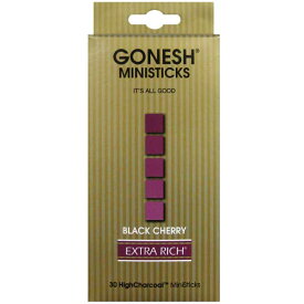 GONESH INCENSE MINI STICK BLACK CHERRY / ガーネッシュ インセンス ミニスティック ブラックチェリー / Room Fragrance お香