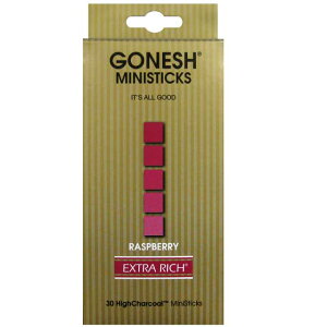 GONESH INCENSE MINI STICK RASPBERRY / �K�[�l�b�V�� �C���Z���X �~�j�X�e�B�b�N ���Y�x���[ / Room Fragrance ����