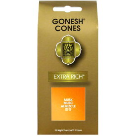 GONESH INCENSE CONE MUSK / ガーネッシュ インセンス コーン ムスク / Room Fragrance お香