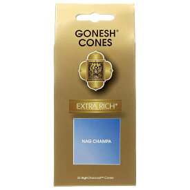 GONESH INCENSE CONE NAG CHAMPA / ガーネッシュ インセンス コーン ナグチャンパ / Room Fragrance お香