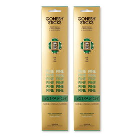 ★ネコポス送料無料★ GONESH INCENSE STICK PINE 2PCS / ガーネッシュ インセンス ステイック パイン 2個セット / Room Fragrance お香