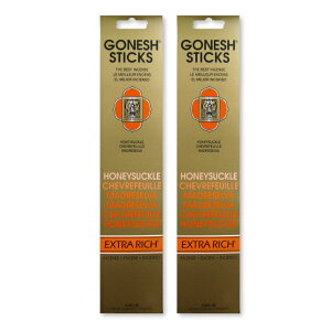 lR|XΉ GONESH INCENSE STICK HONEYSUCKLE 2PCS / K[lbV CZX XeBbN nj[TbN 2Zbg / Room Fragrance 