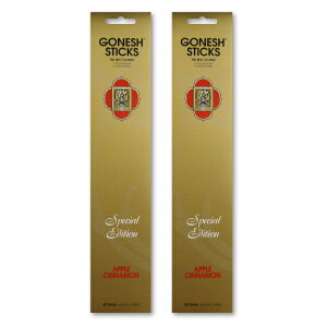 GONESH INCENSE STICK SPECIAL EDITION APPLE CINNAMON 2PCS / K[lbV CZX XeBbN XyV GfBV AbvVi 2Zbg / Room Fragrance 