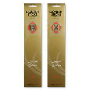 GONESH INCENSE STICK SPECIAL EDITION ROSE 2PCS / K[lbV CZX XeBbN XyVGfBV [Y 2Zbg / Room Fragrance 