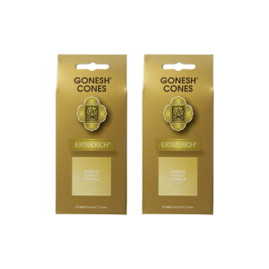 lR|XΉ GONESH INCENSE CONE VANILLA 2PCS / K[lbV CZX R[ oj 2Zbg / Room Fragrance 