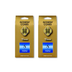 ���l�R�|�X�Ή��� GONESH INCENSE CONE NO.8 2PCS / �K�[�l�b�V�� �C���Z���X �R�[�� NO.8 2�Z�b�g / Room Fragrance ����