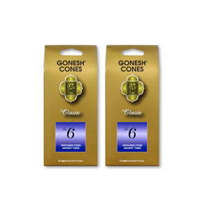 ���l�R�|�X�Ή���GONESH INCENSE CONE NO.6 2PCS / �K�[�l�b�V�� �C���Z���X �R�[�� NO.6 2�Z�b�g / Room Fragrance ����