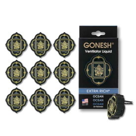 GONESH VENTILATOR LIQUID OCEAN 10PCS / ガーネッシュ ヴェンティレーター リキッド オーシャン 10個セット / 車 エアコン