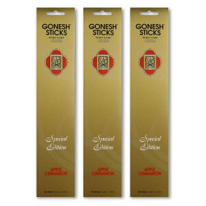 lR|X GONESH INCENSE STICK SPECIAL EDITION APPLE CINNAMON 3PCS / K[lbV CZX XeBbN XyV GfBV AbvVi 3Zbg / Room Fragrance 