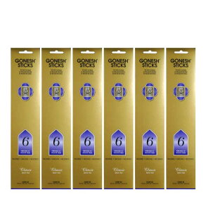 ���l�R�|�X���������� GONESH INCENSE STICK NO.6 6PCS / �K�[�l�b�V�� �C���Z���X �X�e�B�b�N NO.6 6�Z�b�g(120�{�j/ Room Fragrance ����