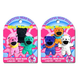 GRATEFUL DEAD BEAR ULTRA MINI MASCOT PART4 / �O���C�g�t���f�b�h �x�A�[ �E���g���~�j�}�X�R�b�g 2��� / �X�}�z �A�N�Z�T���[ �X�g���b�v