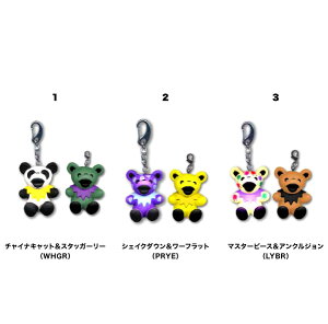GRATEFUL DEAD BEAR KEY CHAIN PART2 / �O���C�g�t���f�b�h �f�b�h�x�A�[ �L�[�`�F�[�� �p�[�g2 (3���) / �L�[�z���_�[ �L�[�����O