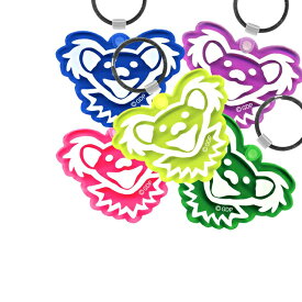 GRATEFUL DEAD BEAR HEAD KEY RING / グレイトフルデッド ベアーヘッド ラバー キーリング / キーホルダー ストラップ