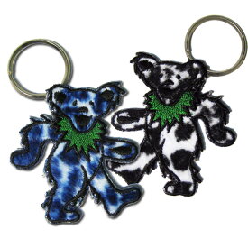 GRATEFUL DEAD FUZZY CHEETAH LEPARD DANCING BEAR KEY RING / グレイトフルデッド ファジー キーリング / デッドべア キーホルダー