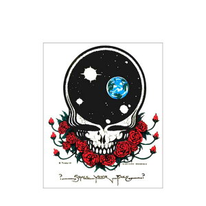 GRATEFUL DEAD SPACE FACE WINDOW STICKER / OCgtfbh Xy[X tFCX EBhE XebJ[ / V[ \