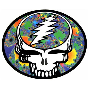 GRATEFUL DEAD 6' SYF FRACTAL STICKER / OCgtfbh XeB[ A tFCX tN^ XebJ[ 6C`