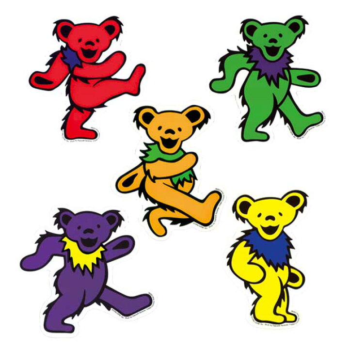 楽天市場】GD DANCING BEAR STICKER / グレイトフルデッド ダンシング 