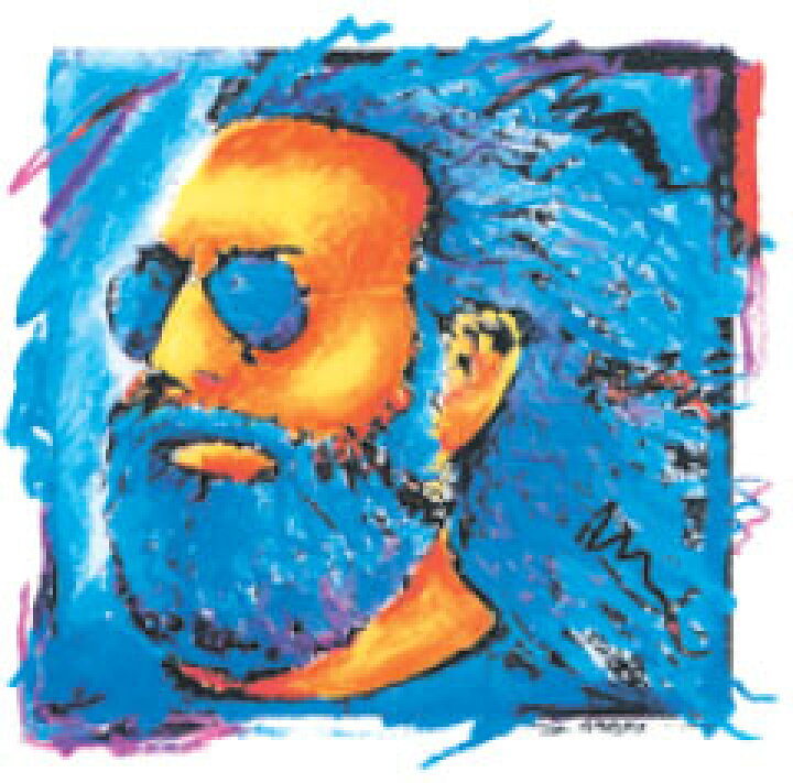 GD J GARCIA WINDOWS STICKER グレイトルフデッド ジェリーガルシア ウィンドー ステッカー HARVEST MARKET