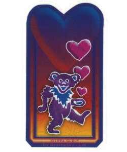 GD BEAR HEART 2.75 MINI STICKER / �O���C�g�t���f�b�h �x�A�[ �~�j �X�e�b�J�[ 2.75�C���` / �V�[��