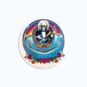 GRATEFULDEAD JERRY JASPAR DESIGNS WINDOW STICKER 1986 / �O���C�g�t���f�b�h �W�F���[ �W���X�p�[ �f�U�C�� �E�B���h�[ �X�e�b�J�[ 1986 / �V�[�� ���\��