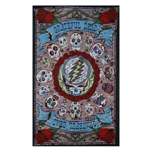 GRATEFUL DEAD MEXICALI SKULLS TAPESTRY / �O���C�g�t���f�b�h ���q�J�� �X�J���Y �^�y�X�g���[ / �C���e���A �~��