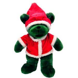 y 14INCH PLUSH BEAR zy jRX NICHOLAS zOCgtfbh r[xA fbhxA NX}X T^N[X GRATEFULDEAD BEANBEAR CHRISTMAS