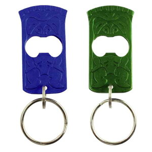 【 TIKI BOTTLE OPENER 】【 ティキ ボトル オープナー キーホルダー 】栓抜き キーリング アメリカン雑貨