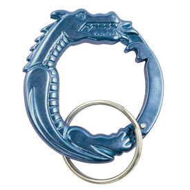 【 SCULPTED DRAGON CARABINER 】【 スカルプテッド ドラゴン カラビナ 】キー 紛失防止 登山