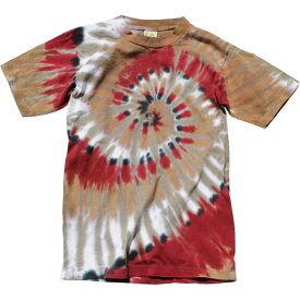 【 SPIRAL TIE-DYE TEE 】【 スパイラル タイダイ Tシャツ 】ヒッピー 染物