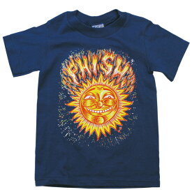 PHISH KIDS POLLOCK SUN ON BULE YOUTH T-SHIRTS【 フィッシュ キッズ ポロック サン オン ブルー ユース ホワイト Tシャツ 】ベビー キッズ 子供服