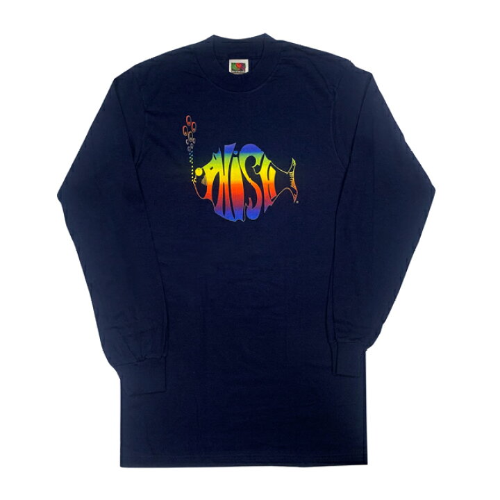 楽天市場】PHISH RAINBOW LOGO ON BLUE LONG SLEEVE / フィッシュ 